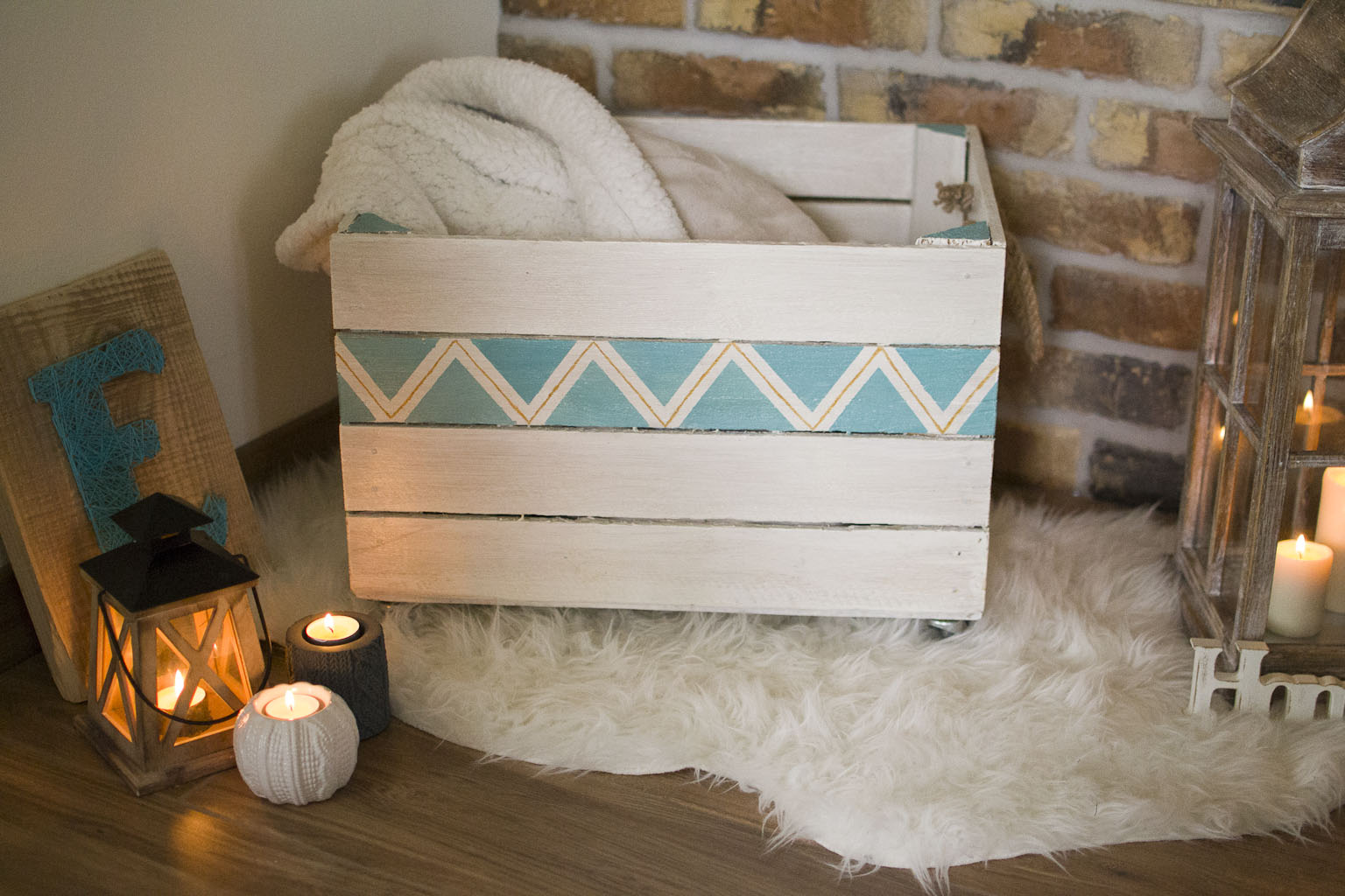 Biała skrzynia zrób to sam