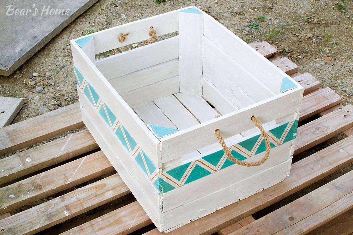 Skrzynia biała zrób to sam