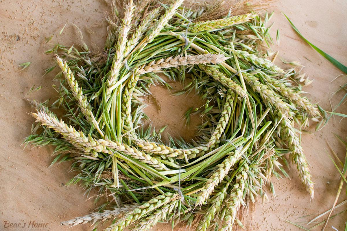 Wianek ze zbóż, wspomnienie lata - zrób to sam! 15 zboza2