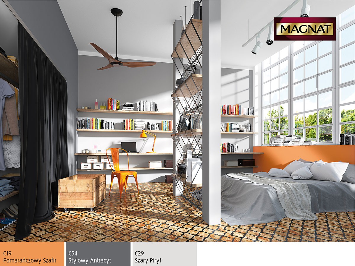 Sypialnia z charakterem Kolorowe inspiracje 05