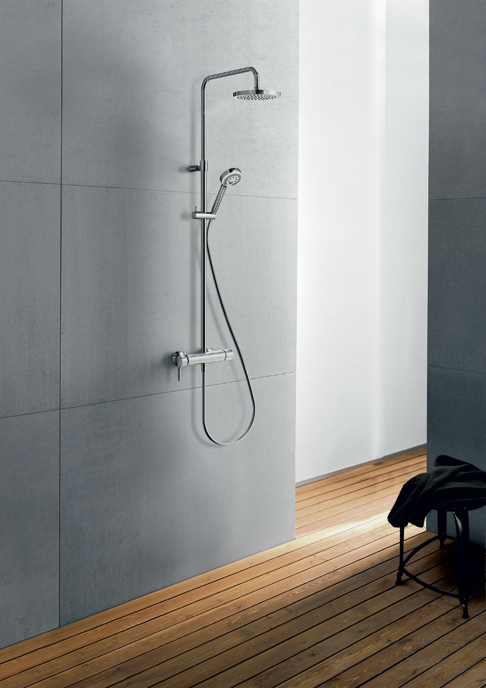 Siła prostych rozwiązań 11 KLUDI LOGO DUAL SHOWER SYSTEM