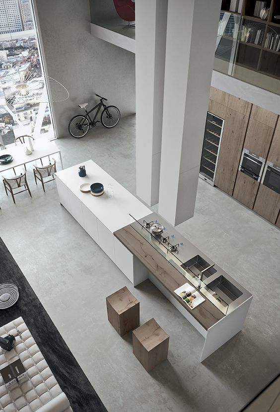 Kuchnia loft - urządzamy ją krok po kroku. Zobacz 17 inspiracji 43 kuchnia loft w stylu minimalistycznym