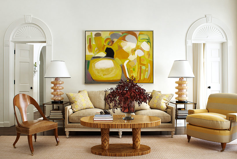 styl nowojorski w salonie