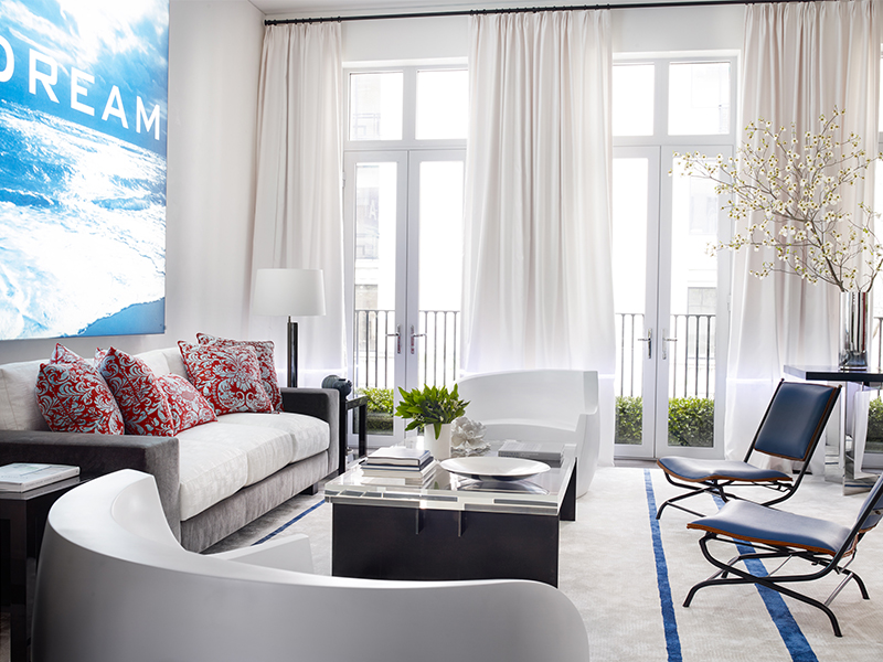 salon w nowojorskim stylu