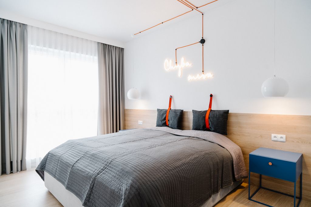 sypialnia w mieszkaniu do wynajęcia